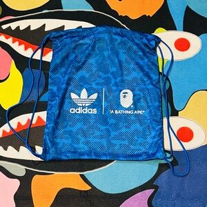 Bape x Adidas Drawstring Bag